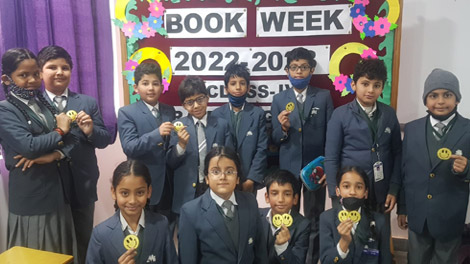 SMS Sr., Meerabagh - School celebrated a week full of exciting activities all revolving around books and authors during a week-long annual event of Book Week 2022-23 : Click to Enlarge