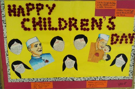 SMS, Meera Bagh - Children’s Day Celebrations for Class VIII-F : Click to Enlarge