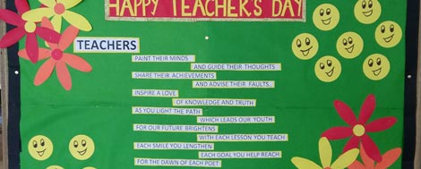 SMS, Meera Bagh - Teachers Day Celebrations by Class XI-C : Click to Enlarge