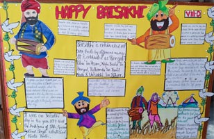 SMS, Meera Bagh - Celebration of Special Days - Baisakhi and Ambedkar Jayanti (VIII-D) : Click to Enlarge