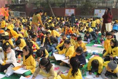 SMS, Meera Bagh - Basant Panchami Art Competition : Click to Enlarge
