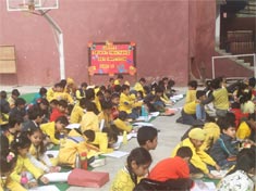 SMS, Meera Bagh - Basant Panchami Art Competition : Click to Enlarge