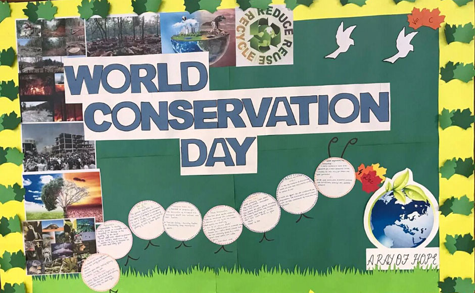 SMS, Meera Bagh - World Conservation Day : Click to Enlarge