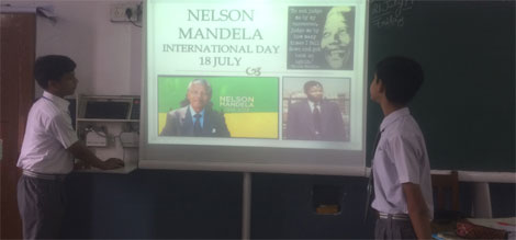 SMS, Meera Bagh - Nelson Mandela International Day : Click to Enlarge