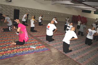 SMS, Meera Bagh - Yoga International Day : N.C.C. : Click to Enlarge