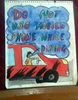 Do not use mobile phone while driving.