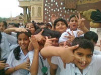 Students of St. Mark's at Kingdom of Dreams - Click to Enlarge