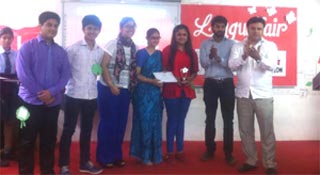 St. Mark's Sr. Sec. Public School, Meera Bagh participated in the 'Linguaffair 2015 - A Literary Fest' : Click to Enlarge