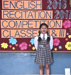 St. Mark’s Meera Bagh - Inter Class English Recitation Competition : Click to Enlarge