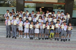 St. Mark's Meera Bagh - Humming Bird International Level Olympiad - 2016 : Click to Enlarge