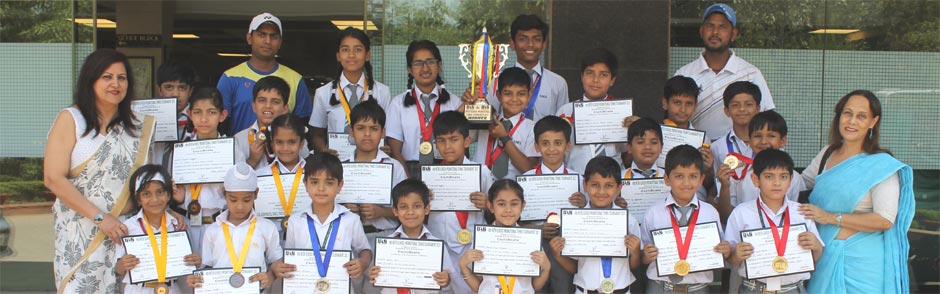 St. Mark's Meera Bagh - 4th DAS Inter School Mini Promotional Tennis Tournament : Click to Enlarge