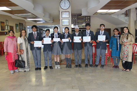 St. Mark's School, Meera Bagh - Sanskrit Zonal Competition : 2018-2019 : Click to Enlarge