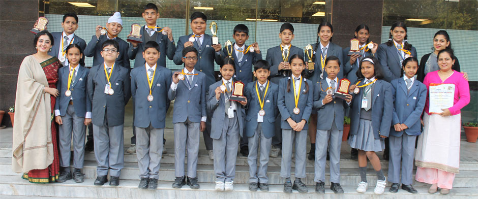 St. Mark's School, Meera Bagh - National Talent Olympiad : Click to Enlarge