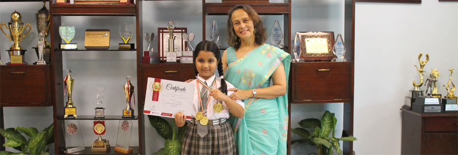 St. Mark's School, Meera Bagh - Olympiad Topper : Click to Enlarge