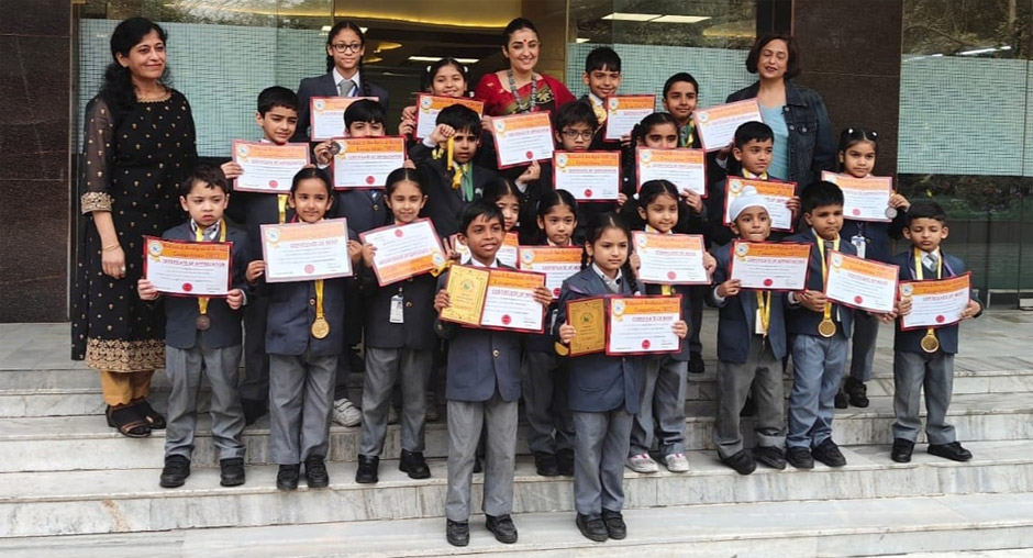 St. Mark's Sr. Sec. Public School School, Meera Bagh - Our students shine at National Analytical Brains Competition : Click to Enlarge