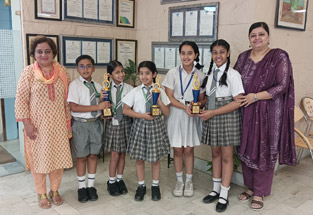 St Marks Sr Sec Public School Meera Bagh - Success at 22nd BremDutt Memorial Inter School Competion 2024 : Click to Enlarge