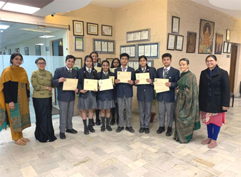 St. Mark's Sr. Sec. Public School School, Meera Bagh - Awards at Filmit India 2022-23: Our films Sujanpur Tihra wins Best Cinematography and Dastaan-A-Mahabharata wins the Best Script award at Filmit India 2022-23 Award Ceremony : Click to Enlarge