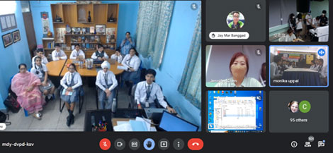 St. Mark's School, Meera Bagh - 10 students from our school participated in an online conference APEC 2022 was organized by APEC cyber academy, Taiwan : Click to Enlarge