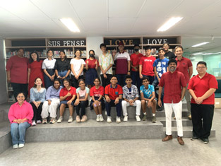 St. Mark's School, Meera Bagh - Our 12 member student-teacher delegation visited Boon Lay Secondary School in Singapore : Click to Enlarge