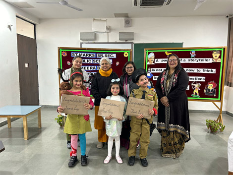 St Marks Sr Sec Public School Meera Bagh - Character Dramatization by students of Class 2 : Click to Enlarge
