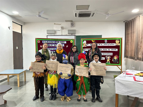 St Marks Sr Sec Public School Meera Bagh - Character Dramatization by students of Class 2 : Click to Enlarge