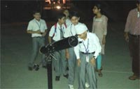 SMS Sr., Meera Bagh - Astronomy Club Evening Sky Observation : Click to Enlarge