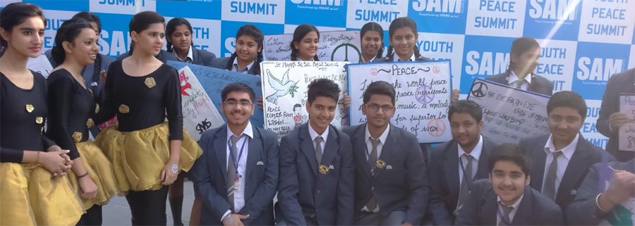 St. Mark's School, Meera Bagh - Youth Peace Summit 2014 : Click to Enlarge