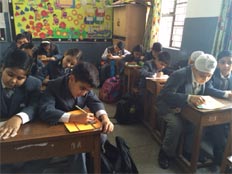 St. Mark's School, Meera Bagh - Holiday Card Exchange Activity : Click to Enlarge