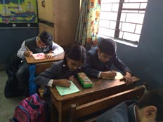 St. Mark's School, Meera Bagh - Holiday Card Exchange Activity : Click to Enlarge