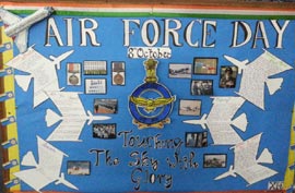 St. Mark’s Sr. Sec. Public School, Meera Bagh - Air Force Day : Click to Enlarge