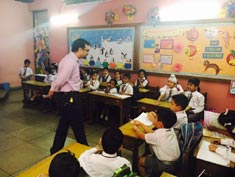 St. Mark's School, Meera Bagh - Parent Volunteer Activity for Class I : Click to Enlarge