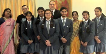 St. Mark's School, Meera Bagh - Interaction with the Charge D'Affaires, Embassy of Romania to India : Click to Enlarge