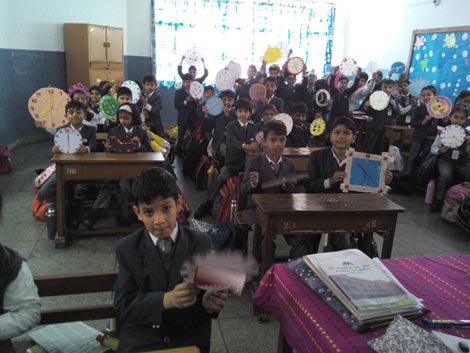 St. Mark's School, Meera Bagh - Class III Activity : Click to Enlarge