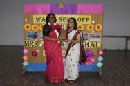 St. Mark's School, Meera Bagh - Warm send off to Ms. Amita Singhal : Click to Enlarge