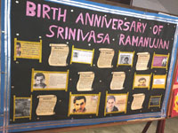 St. Mark’s Sr. Sec. Public School, Meera Bagh - Birth Anniversary of Srinivasa Ramanujan : Click to Enlarge