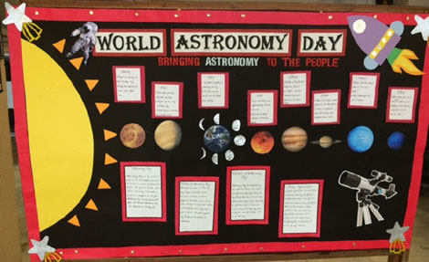 St. Mark's School, Meera Bagh - World Astronomy Day : Click to Enlarge