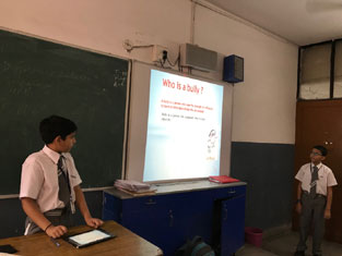 St. Mark's School, Meera Bagh - Anti-Bullying Campaign : Click to Enlarge