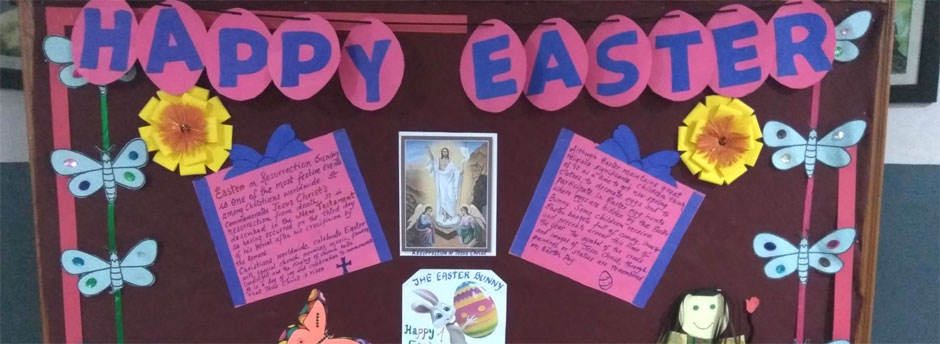 St. Mark's School, Meera Bagh - Observing Special Days - Easter by VI-A : Click to Enlarge