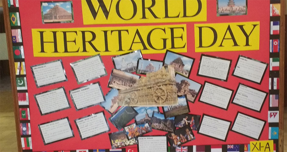 St. Mark's School, Meera Bagh - World Heritage Day : Click to Enlarge