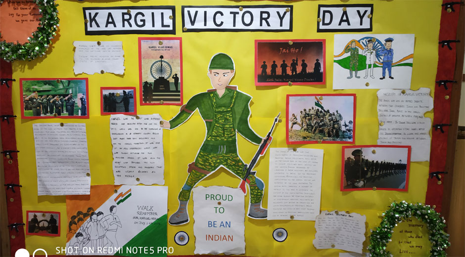 St. Mark's School, Meera Bagh - Kargil Victory Day : Click to Enlarge