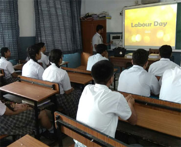 St. Mark's School, Meera Bagh - Labour Day : Click to Enlarge
