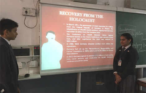 St. Mark's School, Meera Bagh - International Holocaust Remembrance Day : Click to Enlarge