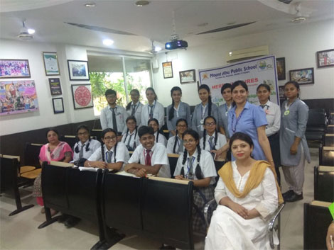 St. Mark's Meera Bagh - Visit to Mt. Abu Public School, Rohini : Click to Enlarge