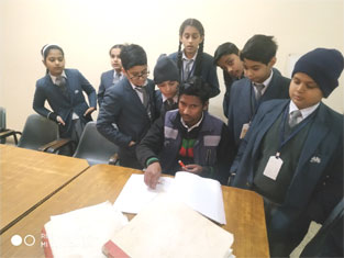 St. Mark’s School, Meera Bagh - Visit to Blind School : Click to Enlarge