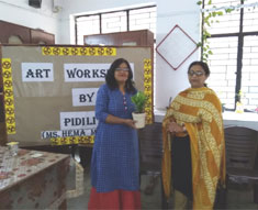 St. Mark's School, Meera Bagh - Art Workshop by Pidilite : Click to Enlarge