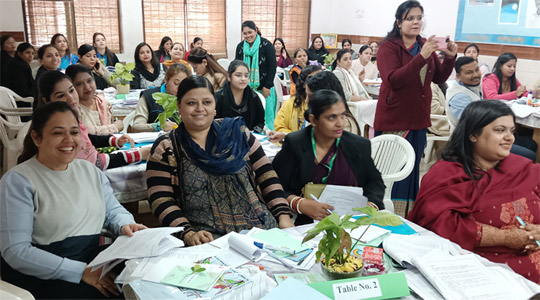St. Mark's School, Meera Bagh - Capacity Building Programme on Learning Outcomes and Pedagogies : Click to Enlarge