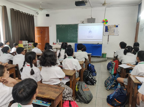 St. Mark's School, Meera Bagh - Workshop on Nuclear Power in collaboration with the Nuclear Power Corporation of India Limited (NPCIL) : Click to Enlarge