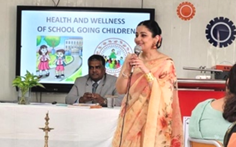 St. Mark's Sr. Sec. Public School, Meera Bagh - Our Vice Principal Ms. Ritika Anand, National Awardee, conducted a two day intensive workshop on Health and Wellness of School Going Children : Click to Enlarge