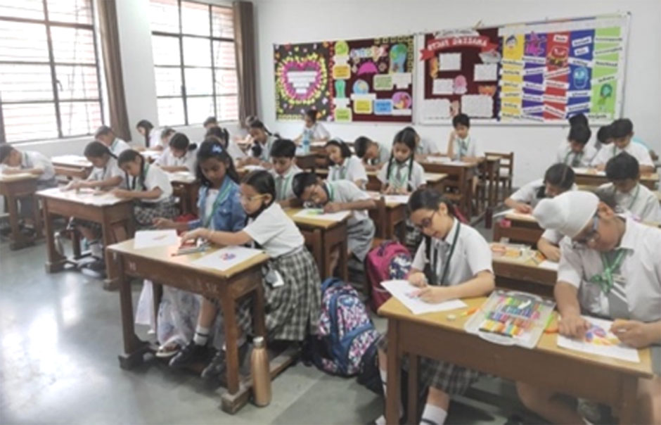 St. Mark's School, Meera Bagh - Activities by Rainbow Club : Classes I to V : Click to Enlarge