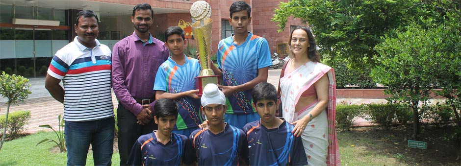 St. Mark's, Meera Bagh - Our Students are Winners in National Football Tournament : Click to Enlarge